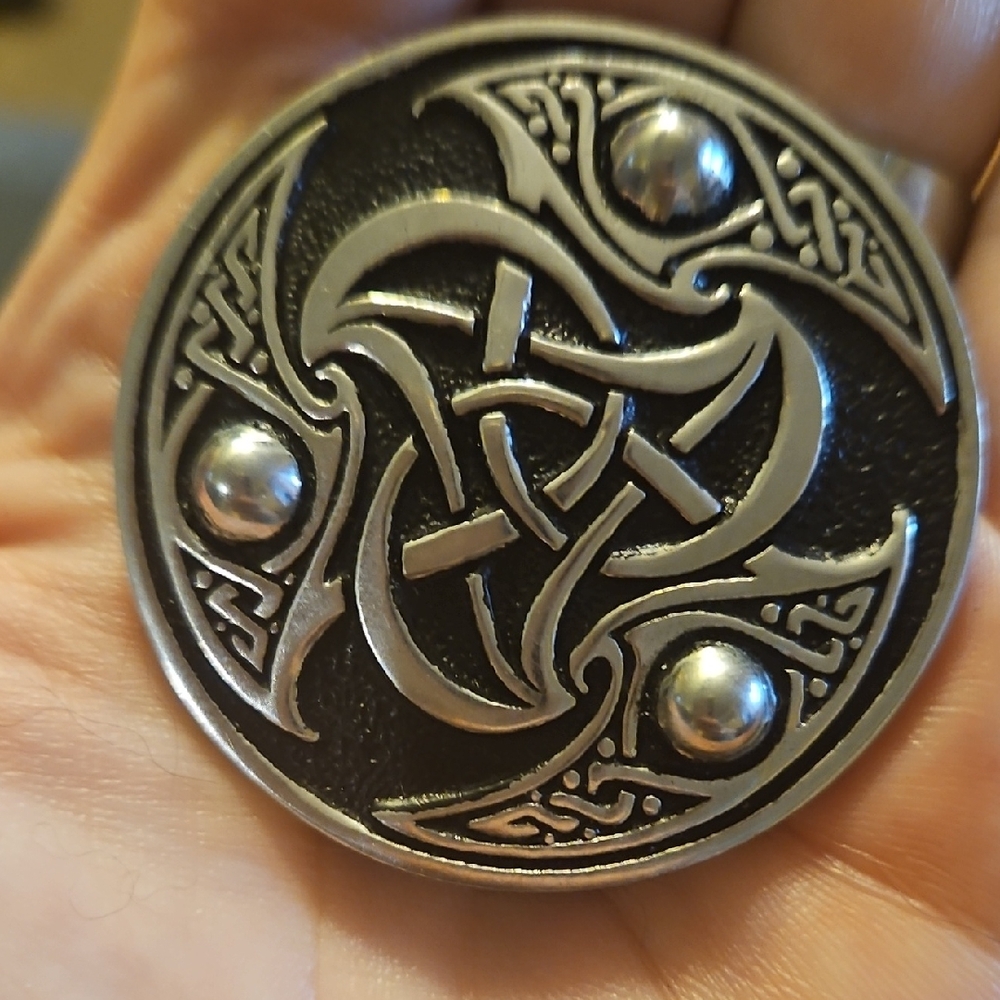 St Justin Pewter Celtic Knot Pin
